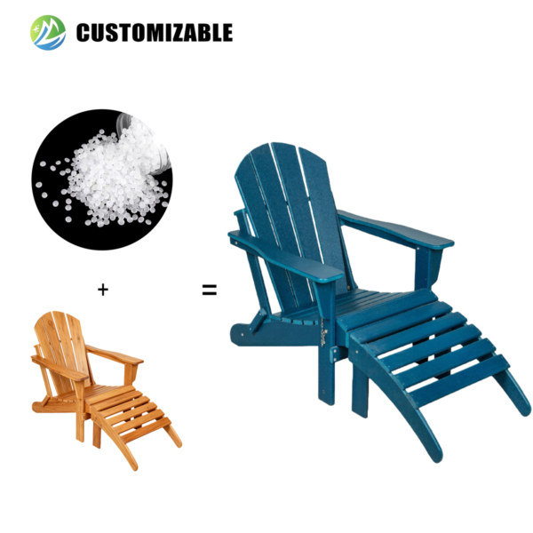 Modern Design Outdoor Recliner Beach Pool Frog Chair HDPE Seat Balcony Leisure Foldable MEISEN Brand Waterproof Durable Hotels