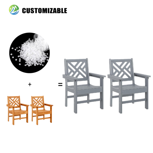 Beach Resort HDPE Modern Lightweight Foldable Outdoor Lounge