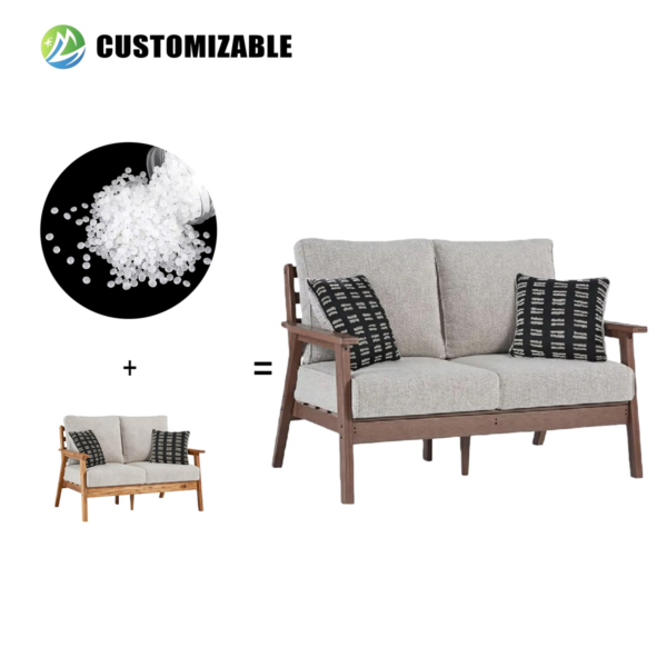 Modern Outdoor HDPE Durable Sofa M420-835