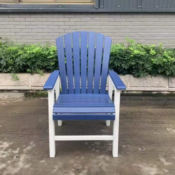 Modern Adirondack Arm Chair Waterproof HDPE Durable Outdoor Furniture Styling Chair