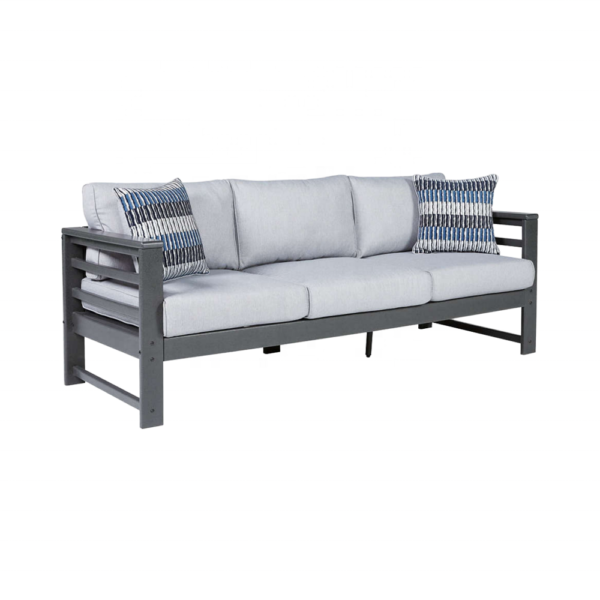 Modern HDPE Outdoor Lounge Sofa Furniture Luxury Sofas Patio Balcony Garden Hotel Hall Clubhouse Exposed Courtyard Villa