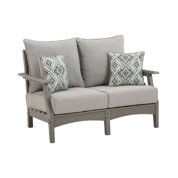 Outdoor HDPE Durable Sofa Patio Open-air Balcony Waterproof UV Resistant Hotel B&B Garden Lounge Chair Outdoor Furniture