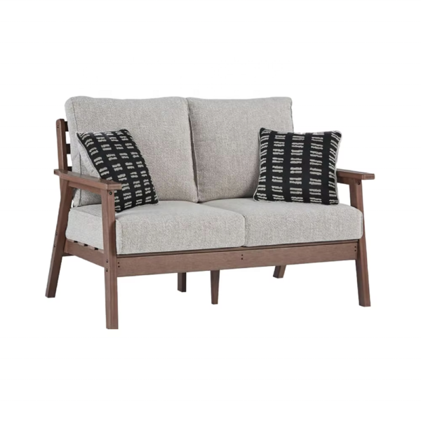 Outdoor HDPE Durable Sofa Patio Open-air Balcony Waterproof UV Resistant Hotel B&B Muebles Outdoor Furniture