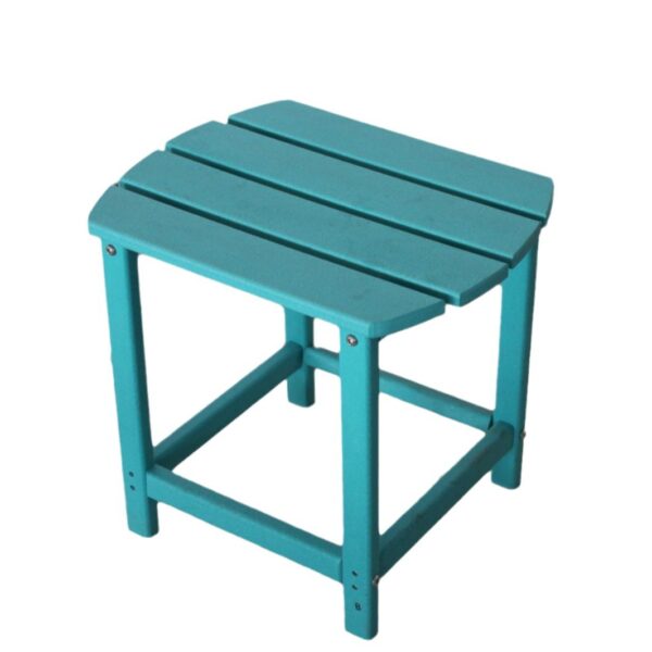 Modern Cafe Outdoor Bar Table and Chair Set Modern Design Plastic Wood Square Bar Table for Balcony Sun Protection