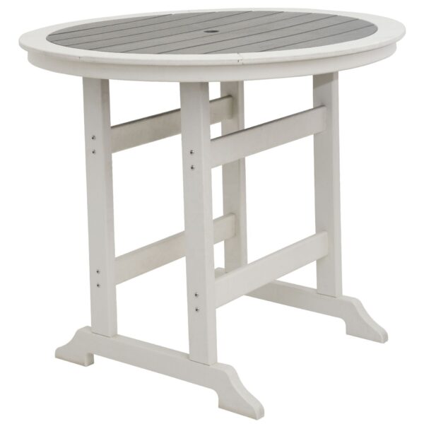 Modern Outdoor Garden Furniture Durable HDPE Dining Table Set Anti-UV for Parks Hotels Courtyards Villas Living Rooms