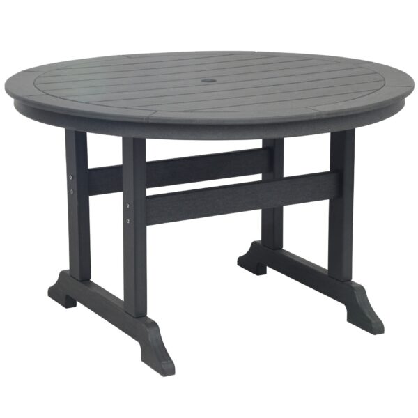 Modern Anti-UV HDPE Dining Table Set Durable Outdoor Garden Furniture for Park Hotels Kitchen Furniture or Courtyards Comedor