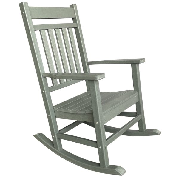 Custom Adirondack Design Frog Rocking Chair Modern HDPE Plastic for Outdoor Patio Garden Beach Leisure & Indoor Bedroom Use