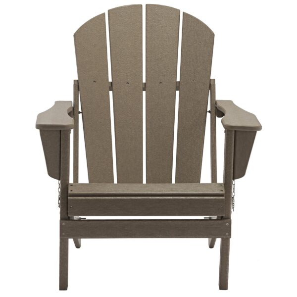 Modern HDPE Adirondack Chair for Outdoor Foldable Recliner for Beach Leisure Villas Park Fishing Perfect Furniture for Outdoor