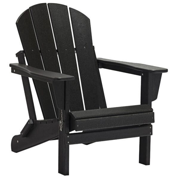 Modern HDPE Adirondack Chair for Outdoor Leisure Foldable Recliner Stylish Design for Beach Pool Balcony Villa Courtyards Park