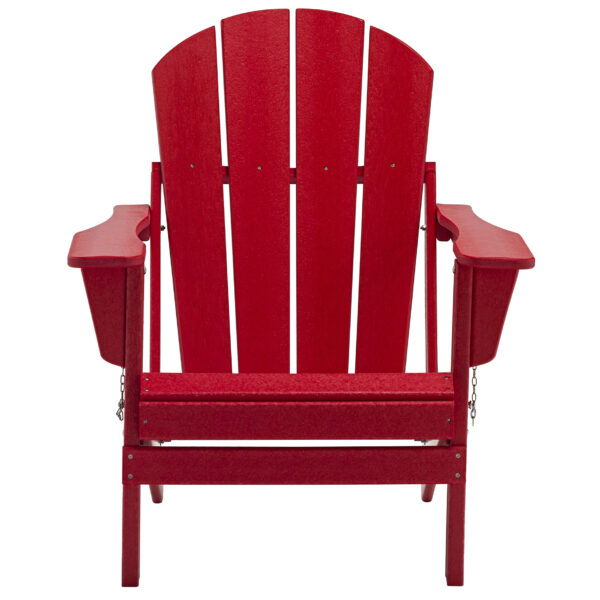 Modern HDPE Adirondack Chair for Outdoor Feature for Beach Pool Balcony Leisure Villas Courtyards Hotel Use