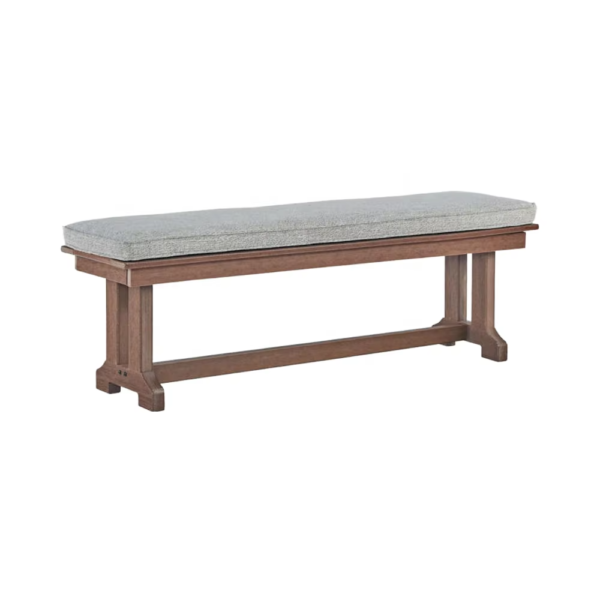 Contemporary Style HDPE Outdoor Dining Bench for Use for Garden or Stool Outdoor