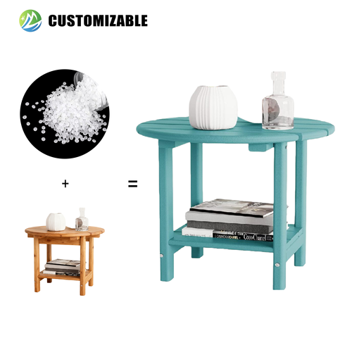 HDPE Commercial Grade Modern Foldable Waterproof UV-Resistant Outdoor Dining Furniture for Cafe Beach Mall & Patio