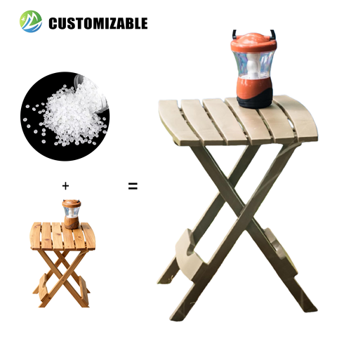 Modern Lightweight Foldable UV Resistant HDPE Outdoor Furniture-Fade-Proof Weatherproof Patio Set for Terrace Balcony Poolside