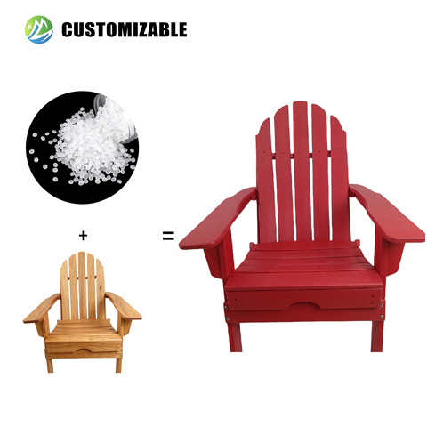 MEISEN M013-897 American Style Outdoor HDPE Square Camping Chair Sunproof Waterproof Durable Features Modern Design for Coffee