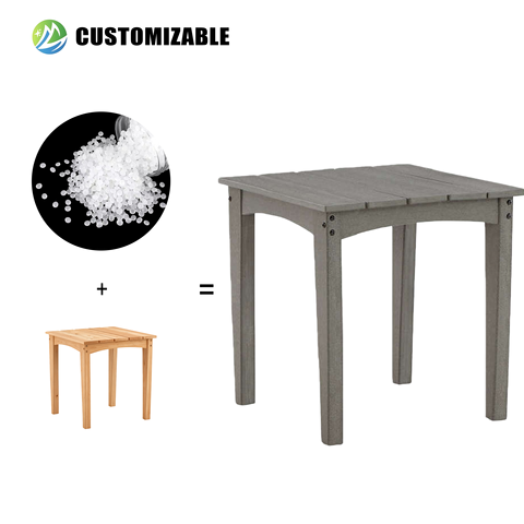 Modern Style Eco-Friendly HDPE Lightweight Outdoor Low Maintenance Patio Furniture for Pool Lawn & Hospital Use