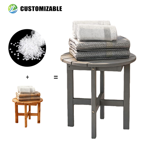 Commercial HDPE Foldable Lightweight Modern Waterproof Stackable Outdoor Table Eco-Friendly Fade Resistant for Cafes Malls