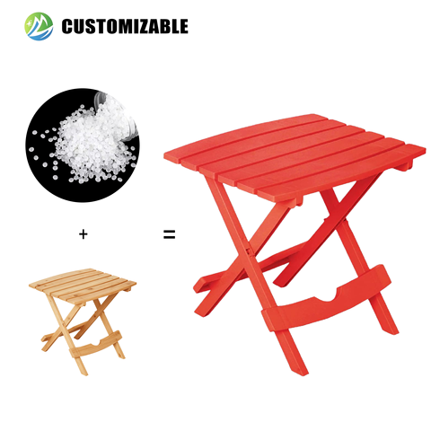 Commercial Foldable HDPE Outdoor Table Eco-Friendly & Fade Resistant UV-Stable Waterproof for Hotel Gym & Beachside Restaurants