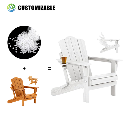 HDPE Foldable Outdoor Table 100% Waterproof UV-Resistant Heat Resistant Crack-Proof for Decks Balconies Courtyards