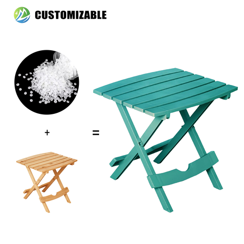 HDPE Outdoor Table Waterproof Low Maintenance Perfect for Outdoor Dining in Mall Cafe Beach Area