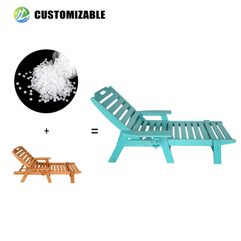 Commercial Home HDPE Foldable Dining Set Eco-Friendly Fully Waterproof Outdoor Furniture for Garden Hotel & Restaurant