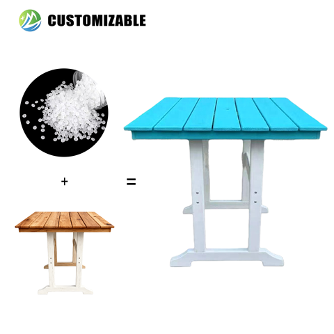 Eco-Friendly Modern Durable HDPE Outdoor Furniture Collection for Cafs Schools Parks Hotels & Resorts
