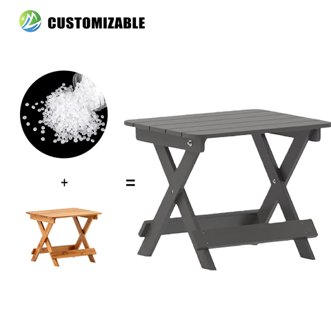 Modern Durable Camping HDPE Outdoor Furniture Foldable Lightweight All-Weather Stackable Hospital School Use Campsite Set 5-Year