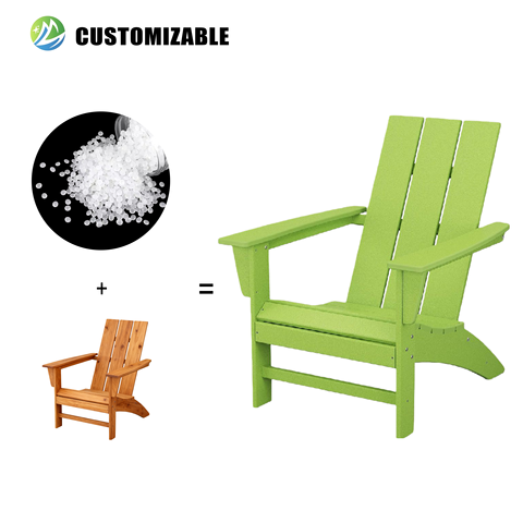 Green Heavy Duty HDPE Modern Waterproof All-Weather Stackable Outdoor Table for Commercial Outdoor Gatherings