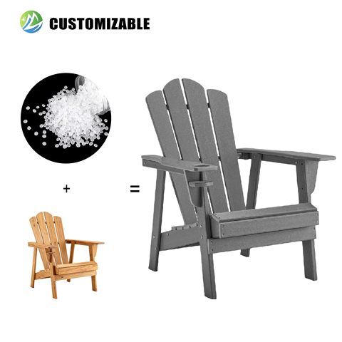 Eco-Friendly Modern HDPE Foldable Outdoor Table Recycled Material Waterproof Patio Seat for Barbecue Dining Area Hospital School