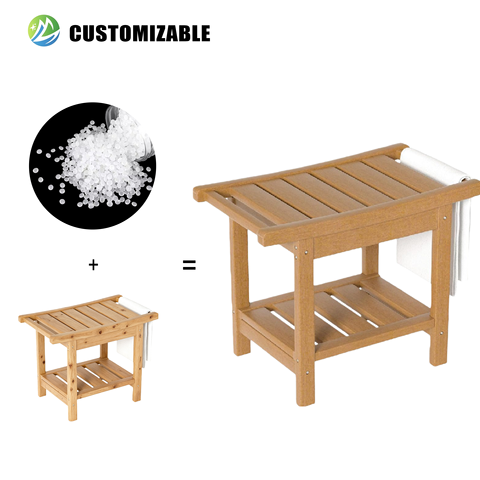 Anti-Corrosion HDPE Modern Foldable Lightweight Outdoor Seating for Municipal Plazas & Urban Green Spaces