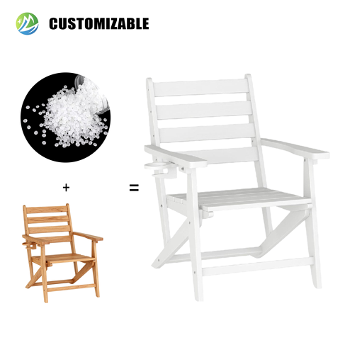 Commercial Grade HDPE Foldable Lightweight Patio Outdoor Table Weatherproof UV Protected Waterproof Fade Resistant Durable