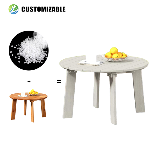 MEISEN Coffee Table HDPE Outdoor Furniture Sustainable Washable Modern Design Durable Wear-resistant Impact-resistant
