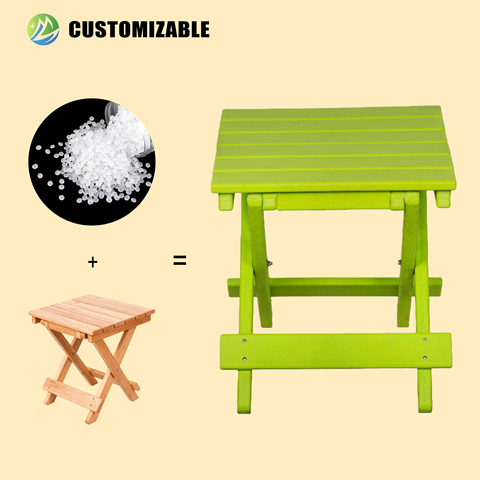 MEISEN American Style Outdoor HDPE Square Bar Table and Chair Set Durable & Waterproof Modern Design for Coffee Shop/Cafe Use