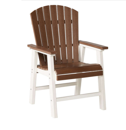 Premium Modern Adirondack Chair HDPE Waterproof Durable Furniture Outdoor Plastic Dining Chair for Parks Courtyards Gardens