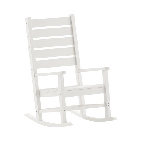 Furniture All-Weather Indoor/Outdoor Rocking Chair Modern Design HDPE Rocker