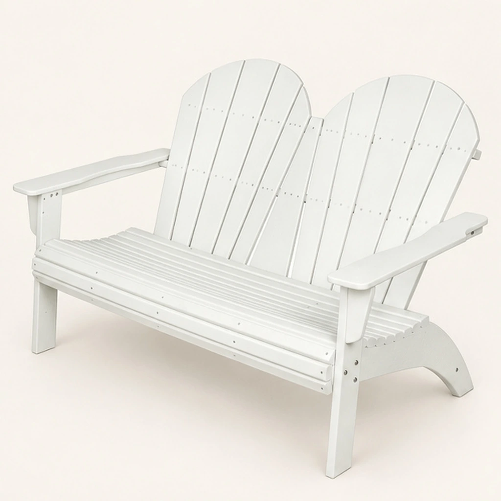 HDPE Twin Beach Chair — Front-left three-quarter view