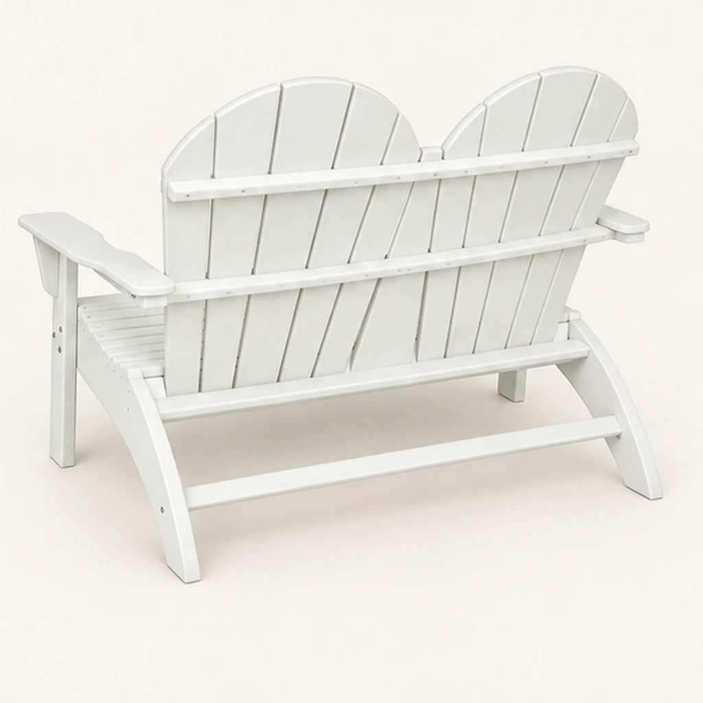 HDPE Twin Beach Chair — Elevated top three-quarter view
