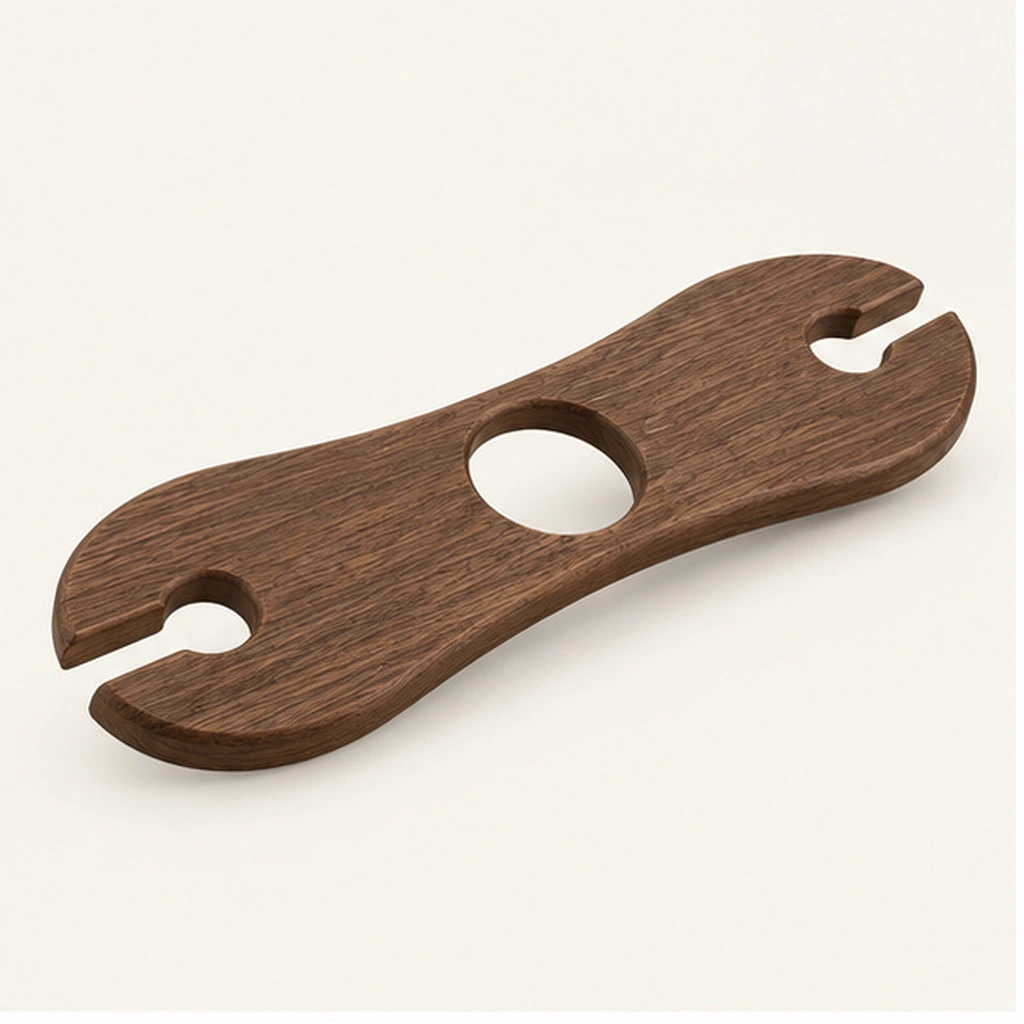 HDPE Wine Serving Tray — Front-left three-quarter view