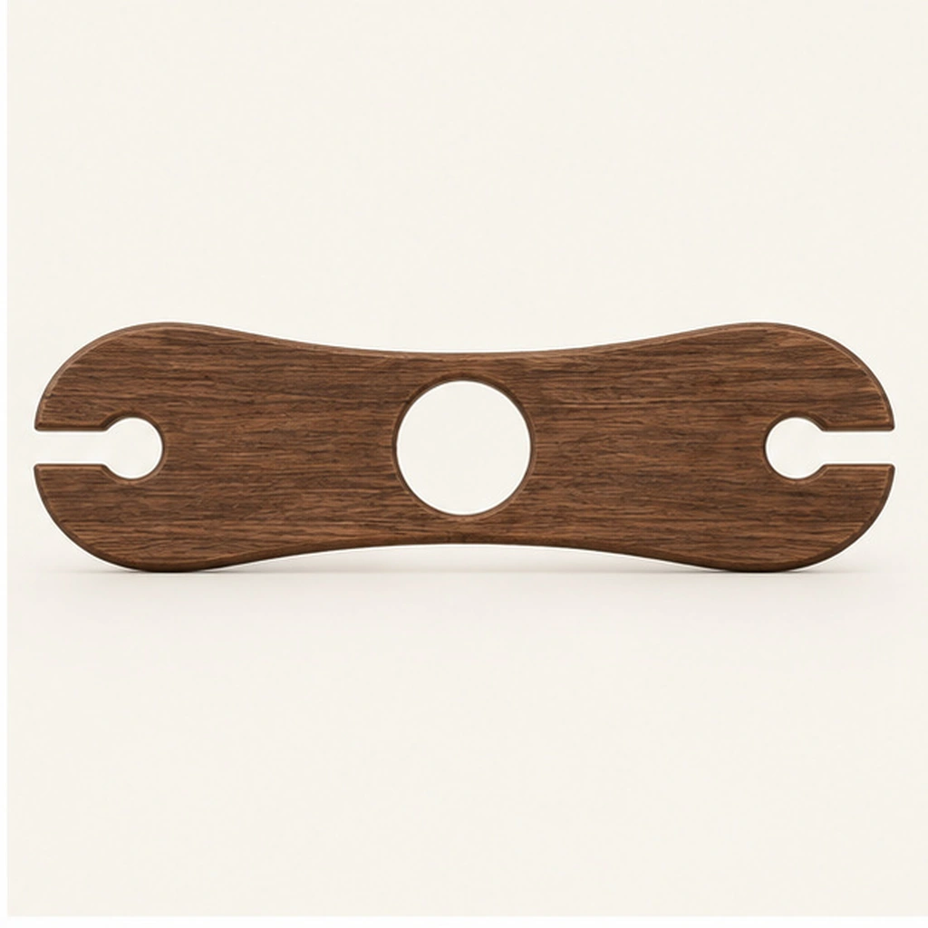 HDPE Wine Serving Tray — Front elevation