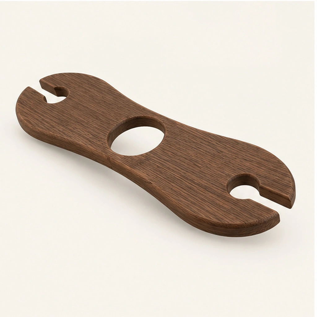 HDPE Wine Serving Tray — Rear-right three-quarter view