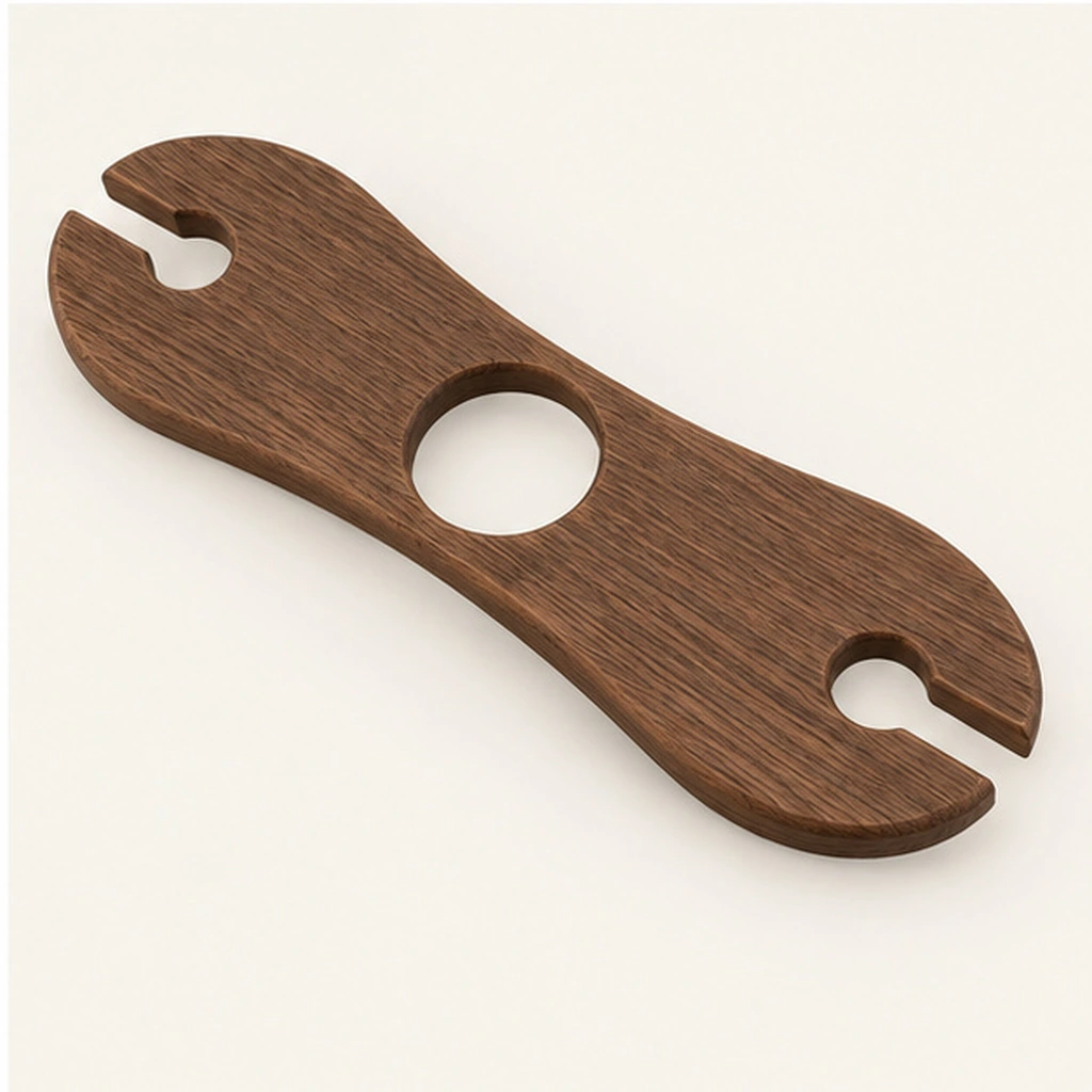HDPE Wine Serving Tray — Elevated top three-quarter view