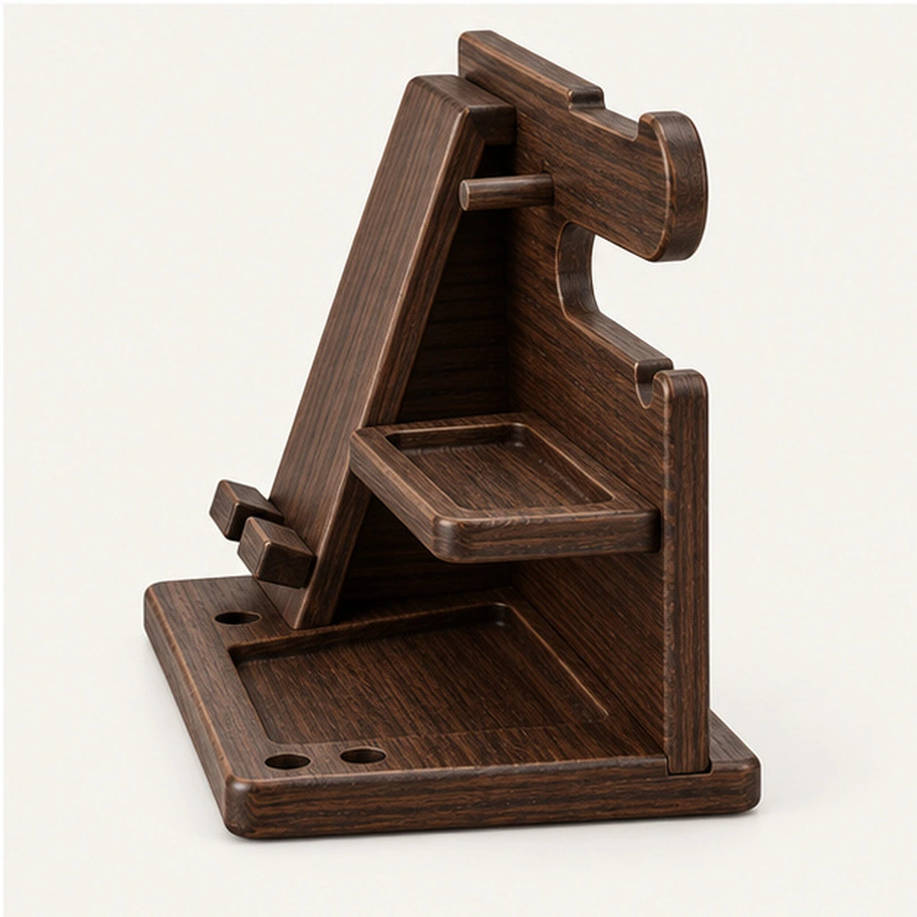 HDPE Multi-functional Bracket Stand — Elevated top three-quarter view