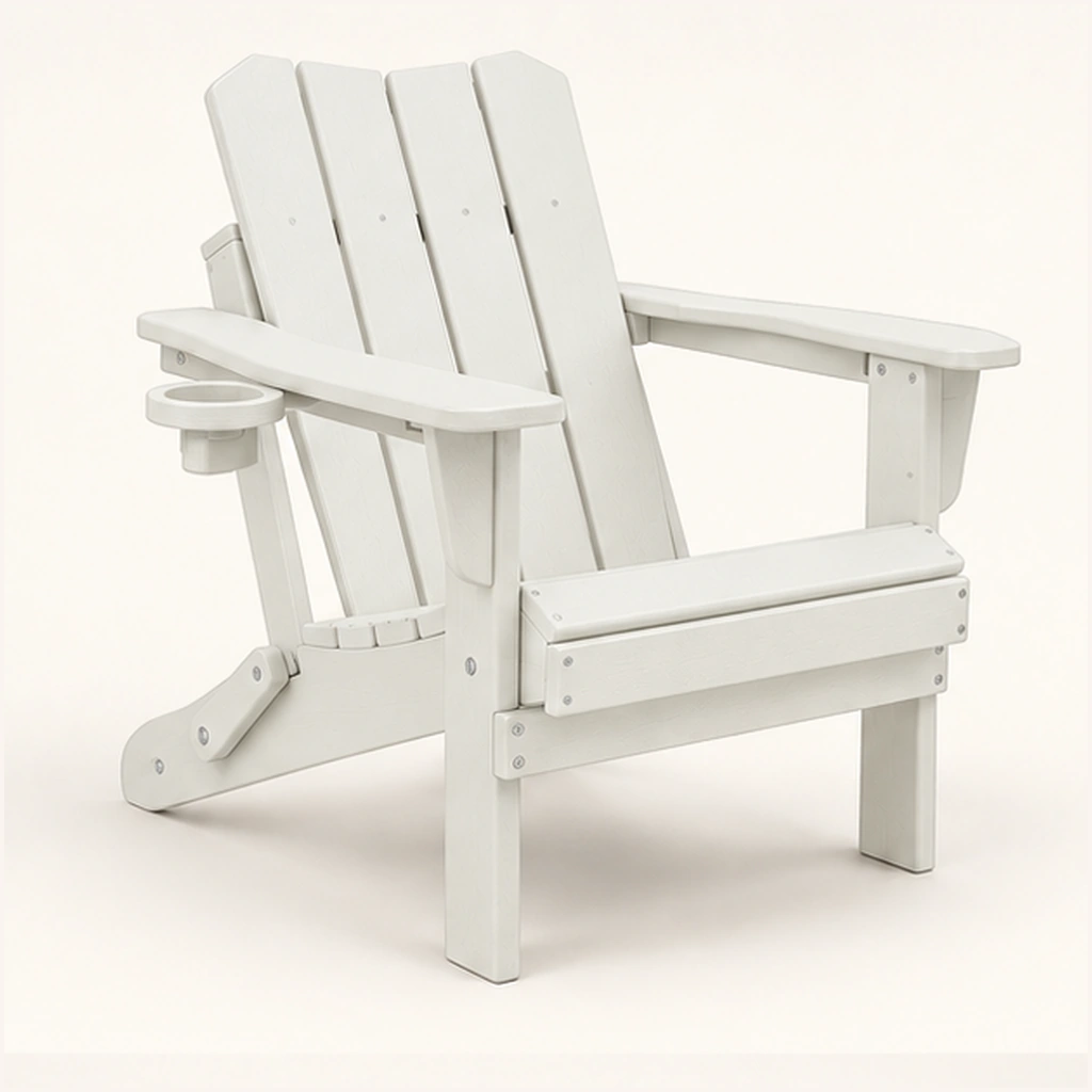 Oversized Folding Adirondack Chair in M011 finish, view 1