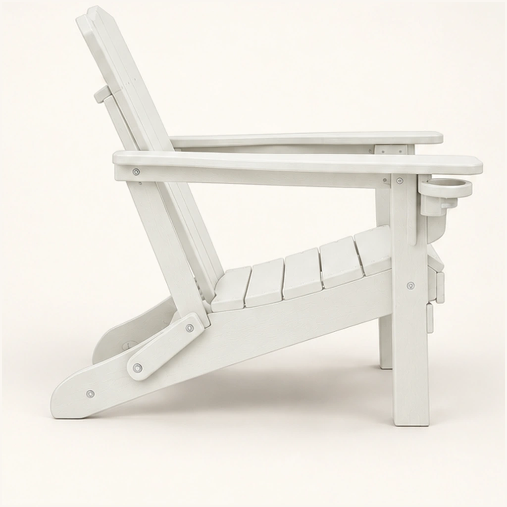 Oversized Folding Adirondack Chair in M011 finish, view 3