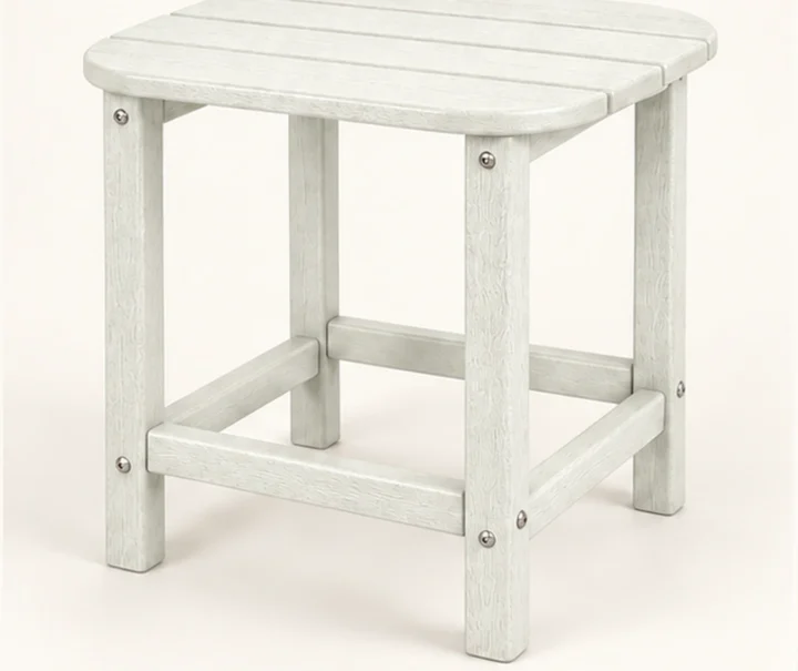 Rounded-Square HDPE Adirondack Side Table in M011 finish — view 1