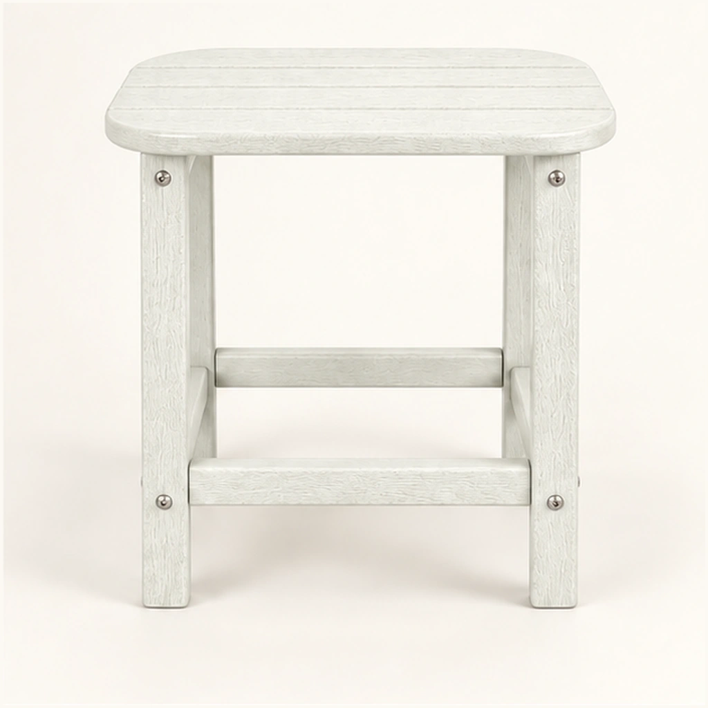 Rounded-Square HDPE Adirondack Side Table in M011 finish — view 2