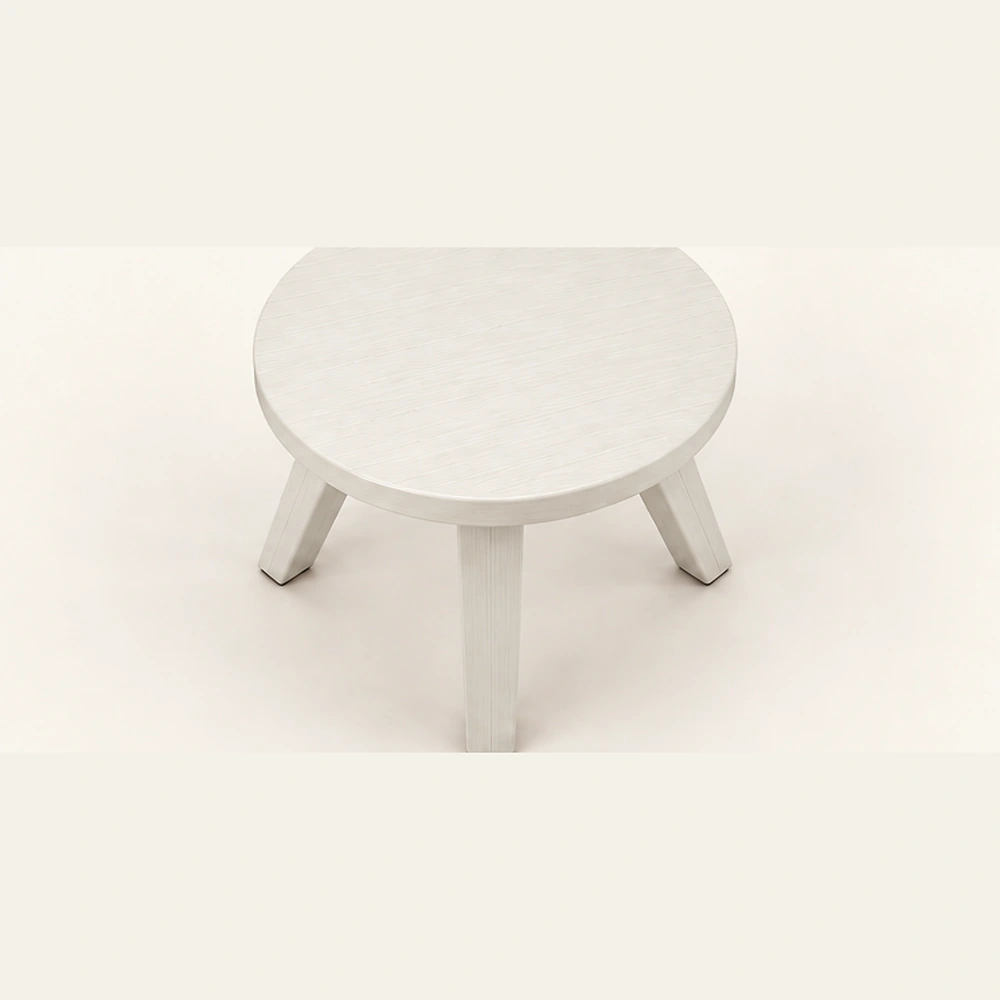 Three-Leg Round HDPE Side Table in M011 finish, view 2