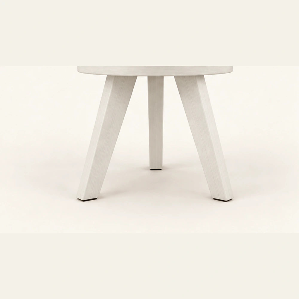Three-Leg Round HDPE Side Table in M011 finish, view 3