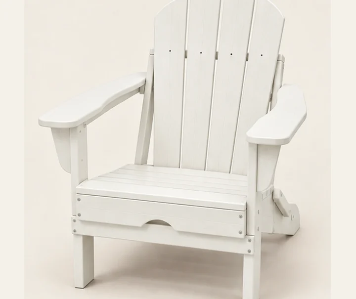 Classic Five-Slat HDPE Adirondack Chair in M011 finish, view 1
