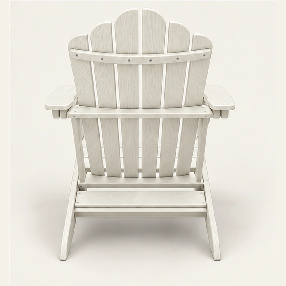 HDPE Adirondack Chair with Cup Holder and Pull-Out Footrest in M011 finish, view 4