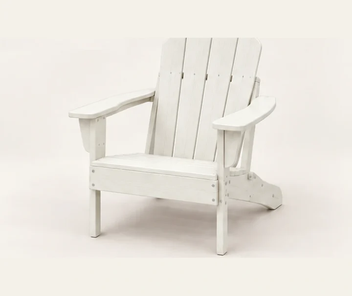 Straight-Leg Five-Slat HDPE Adirondack Chair in M011 finish, view 1